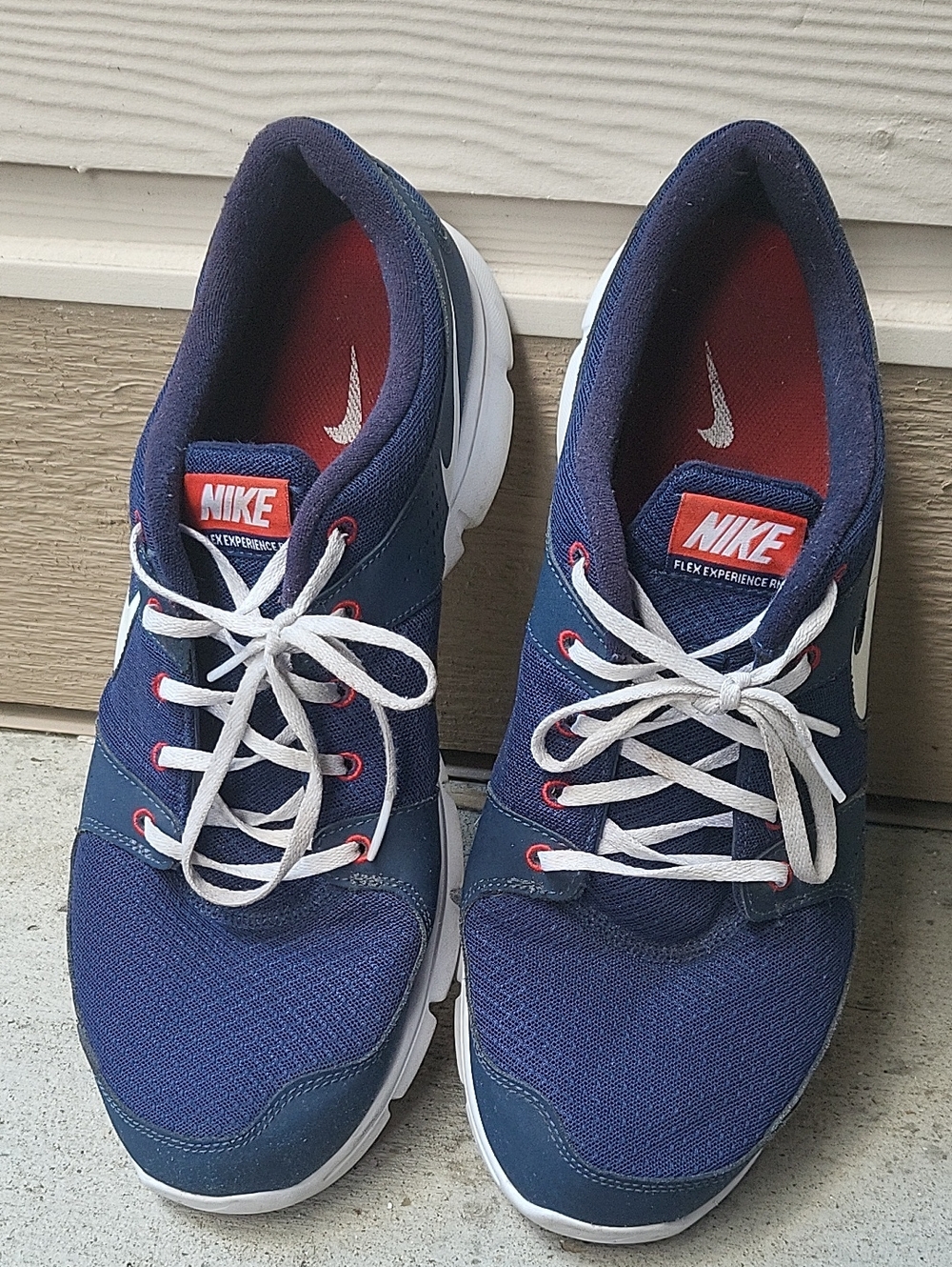 Nike Flex Experience RN Blue Running Shoes Men's Size 15